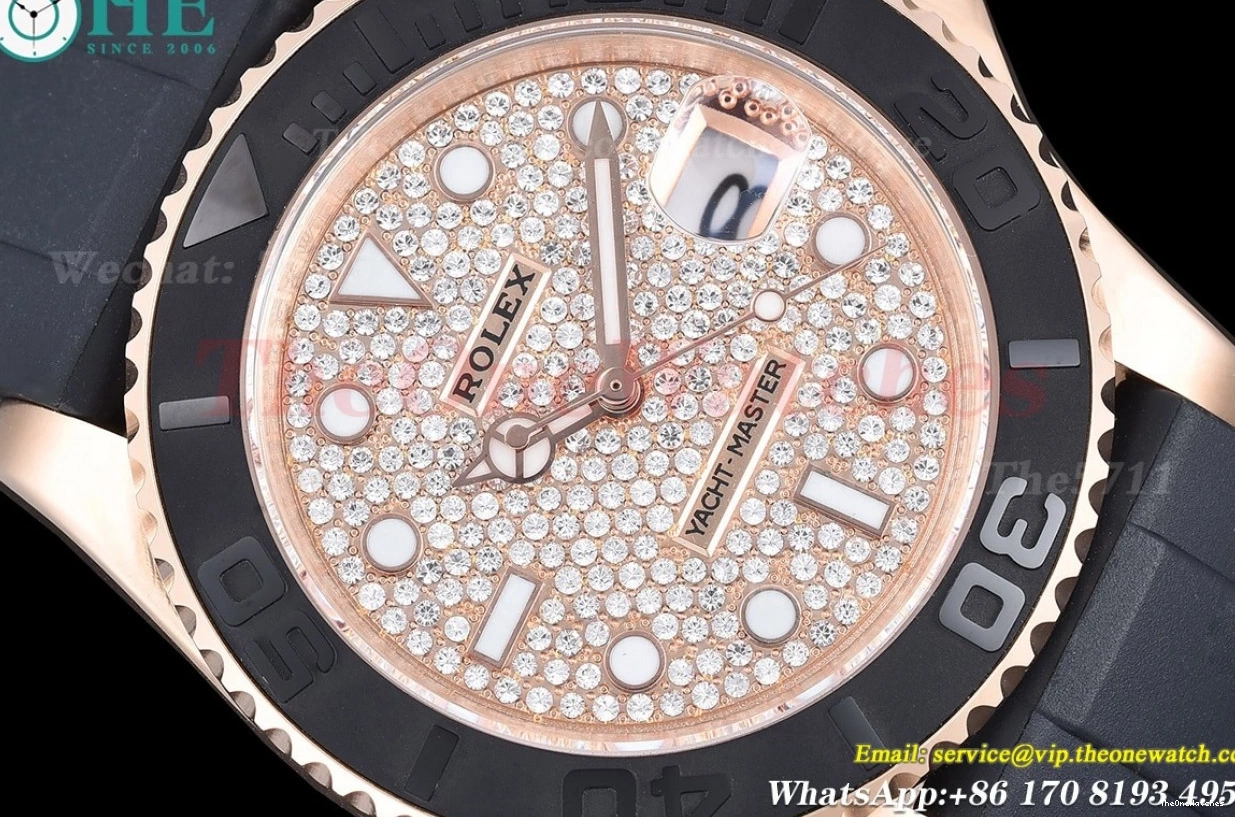 Diamond 126655 MY8215 GDF Dot Yacht-Master SS RG 40mm 0304